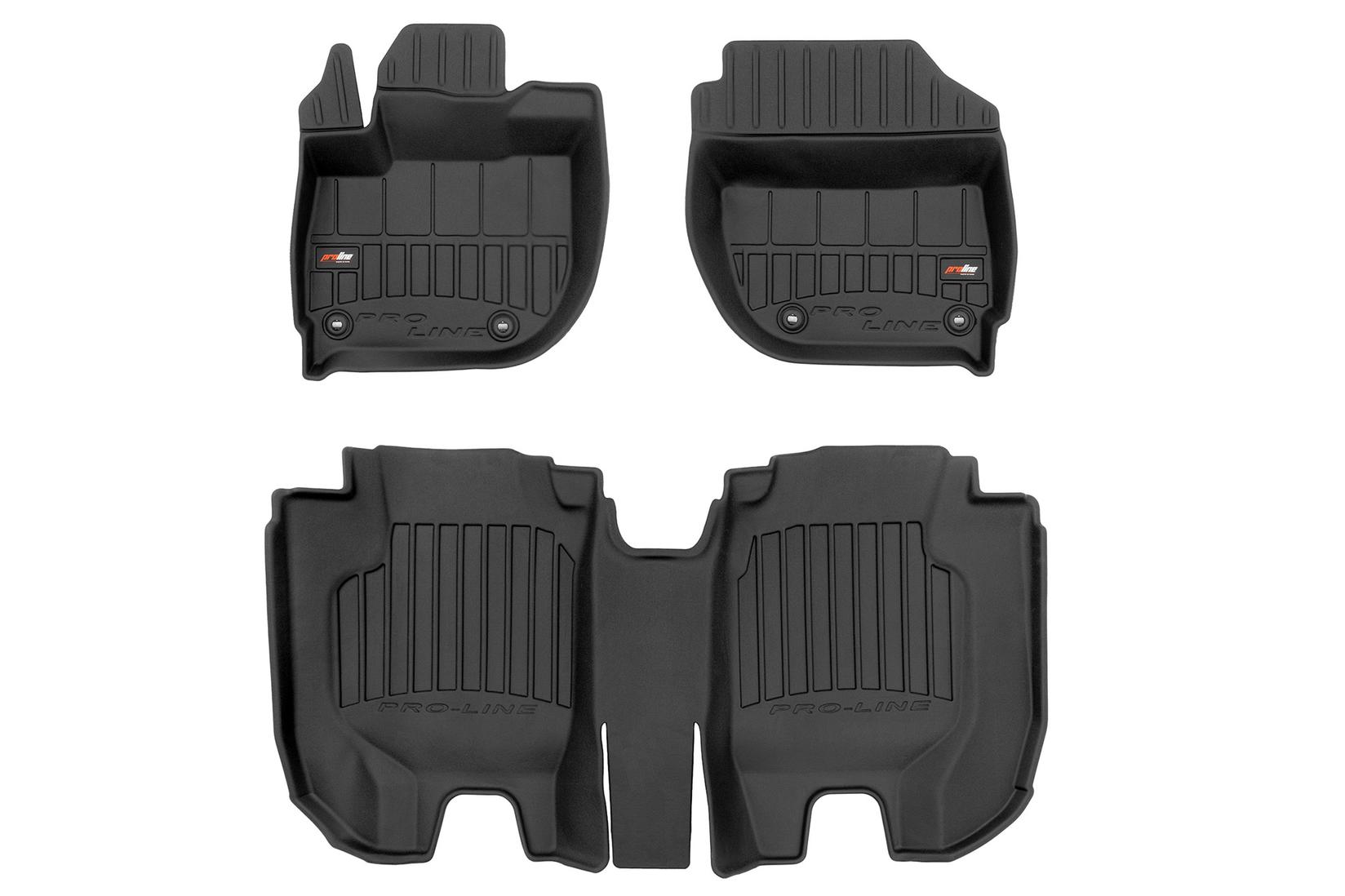 FROGUM 3D Гумени патосници за Honda HR-V II 2013-2021 4 дела црни