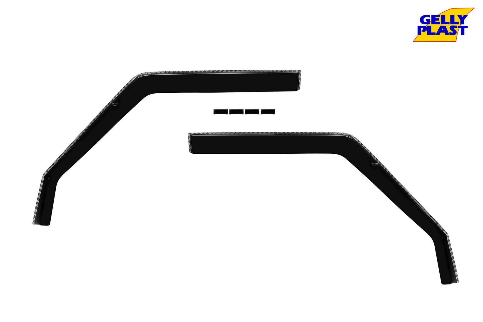 GELLYPLAST Предни ветробрани Gelly Plast за Suzuki Vitara 1988-1998 со 4 врати, црни 2 бројки