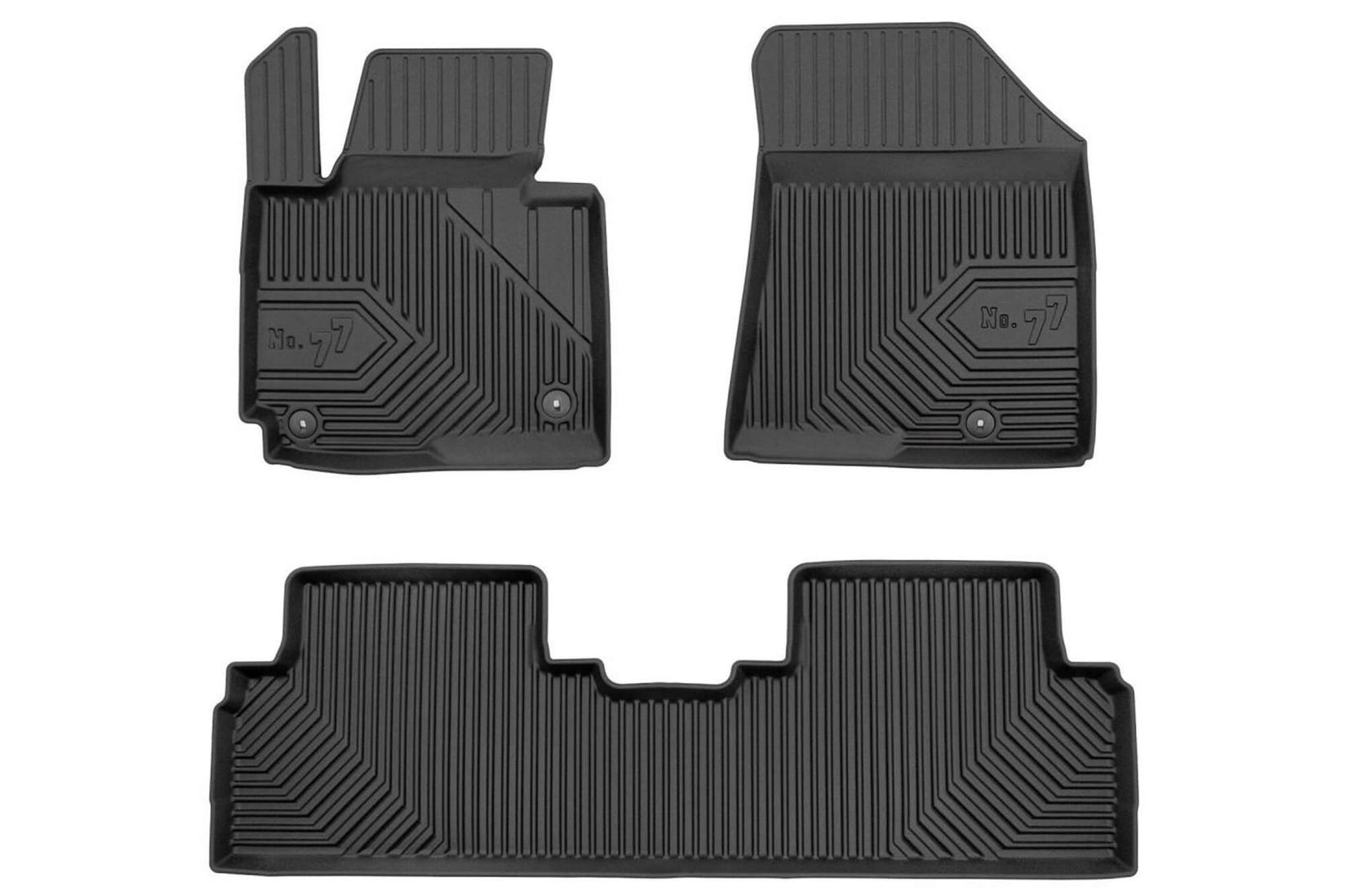 FROGUM 2.5D Гумени патосници модел 77 за KIA Carens 2013-2019 4 дела црни