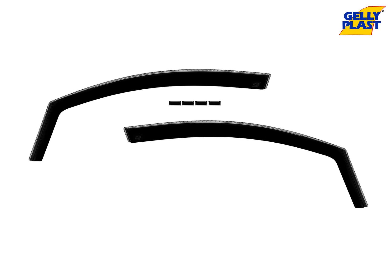 GELLYPLAST Предни ветробрани Gelly Plast за Toyota Auris 2007-2012 со 5 врати, црни 2 бројки