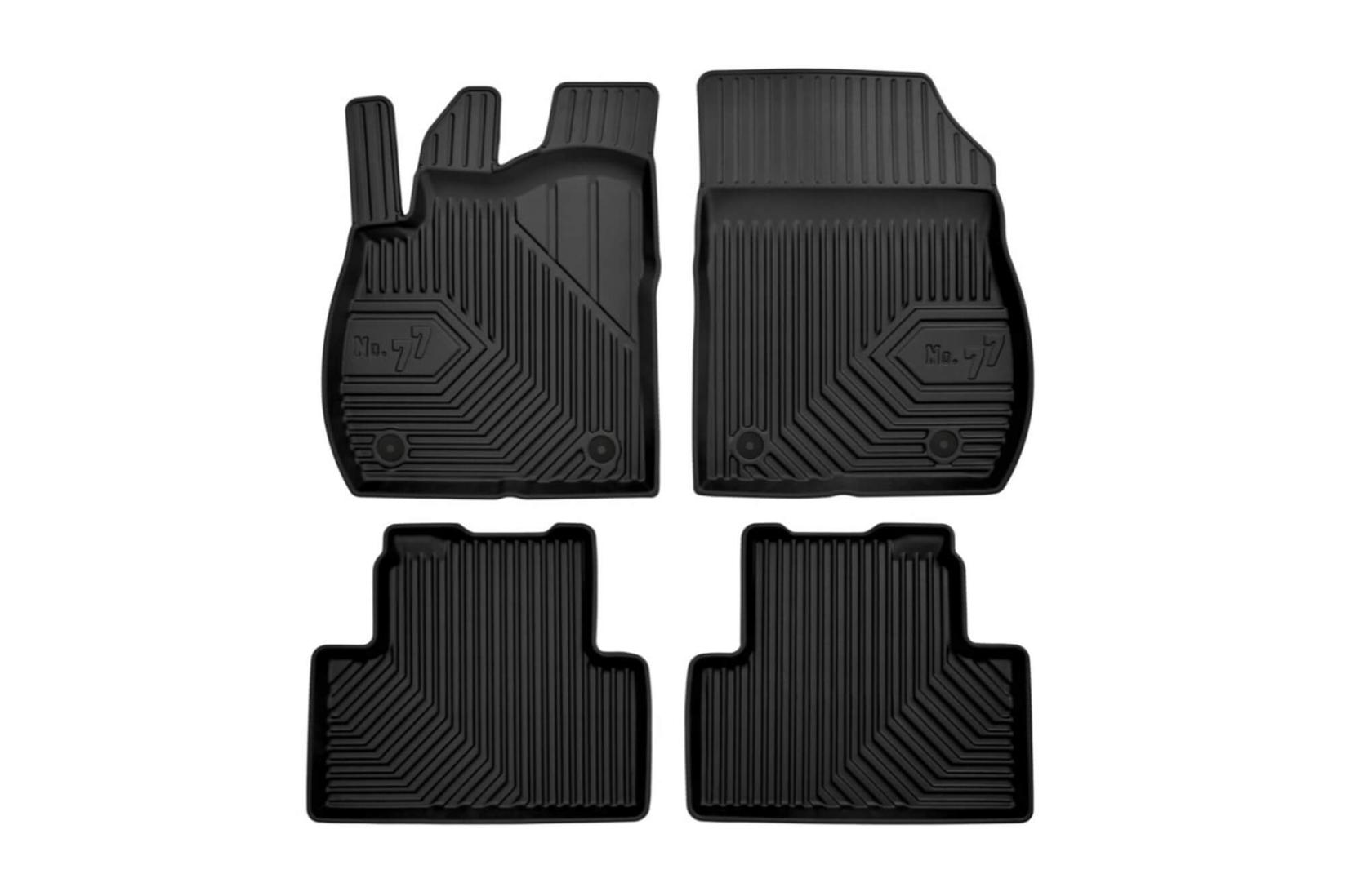 FROGUM 2.5D Гумени патосници модел 77 за Opel Zafira C 2012-2019 4 дела црни