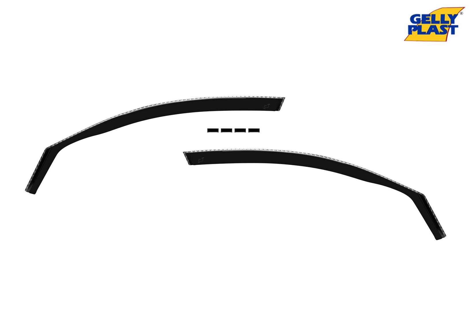 GELLYPLAST Предни ветробрани Gelly Plast за Audi A6 C7 седан, караван  2011-2018 со 4/5 врати, црни 2 бројки