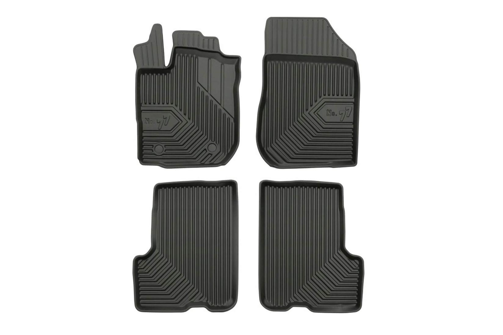 FROGUM 2.5D Гумени патосници модел 77 за Dacia Logan MCV по 2006 година 4 дела црни