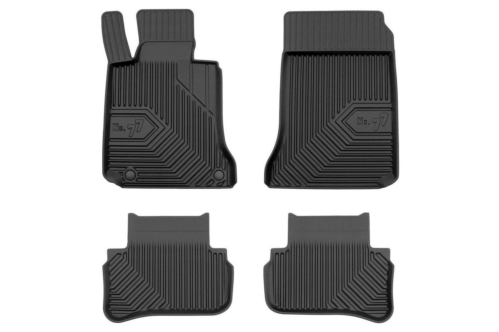FROGUM 2.5D Гумени патосници модел 77 за Mercedes C класа W204 2004-2014 4 дела црни
