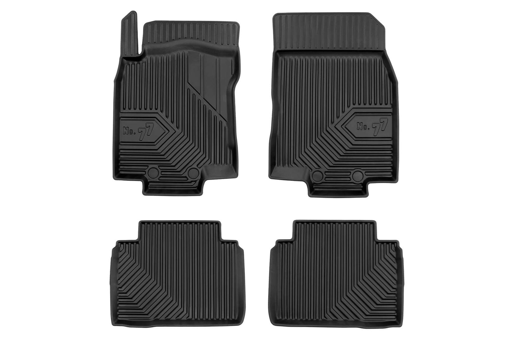 FROGUM 2.5D Гумени патосници модел 77 за Nissan X-Trail T32 2017-2021 4 дела црни