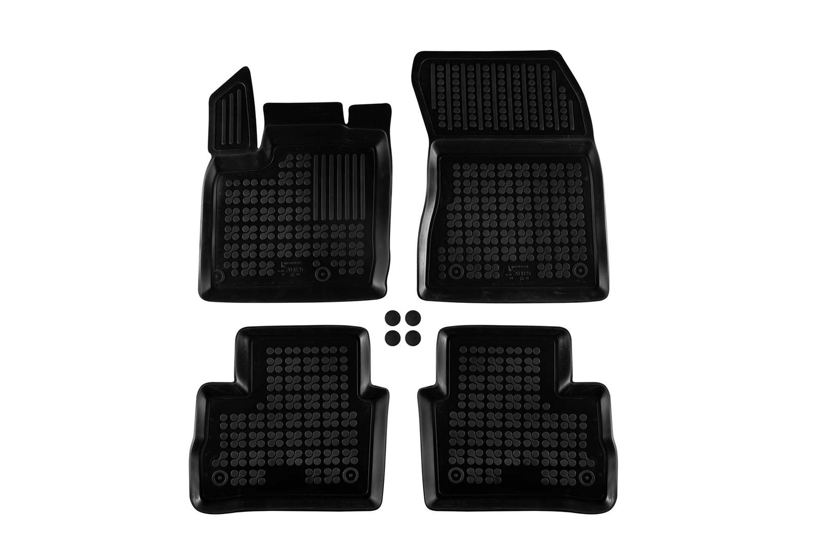 REZAW-PLAST Гумени патосници за Nissan Qashqai Crossover по 2021 година 4 дела црни