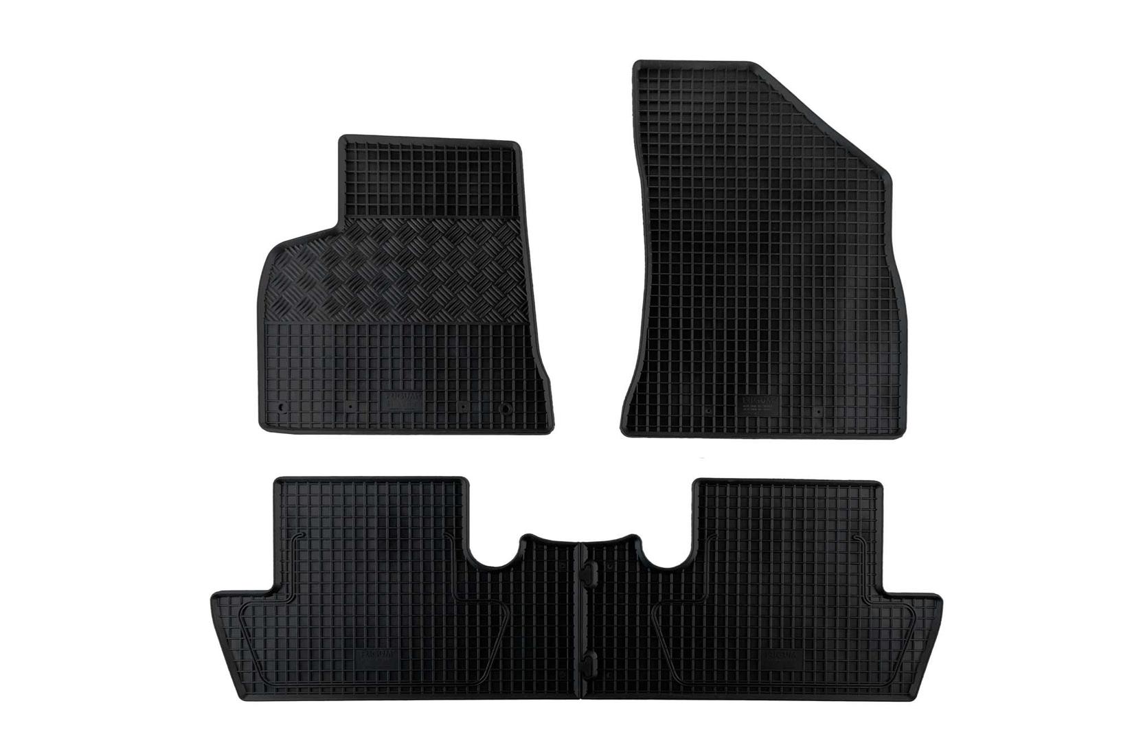 RIGUM Гумени патосници за Peugeot 5008 по 2010 година 4 дела црни