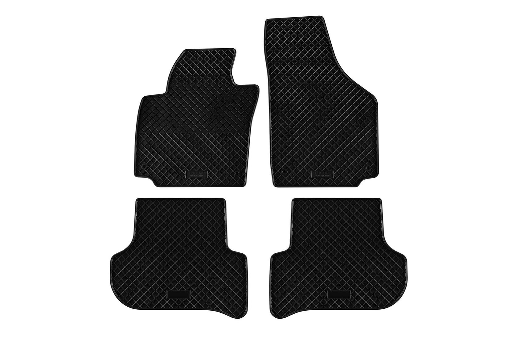 RIGUM Гумени патосници за Skoda Yeti 2009-2017 4 дела црни