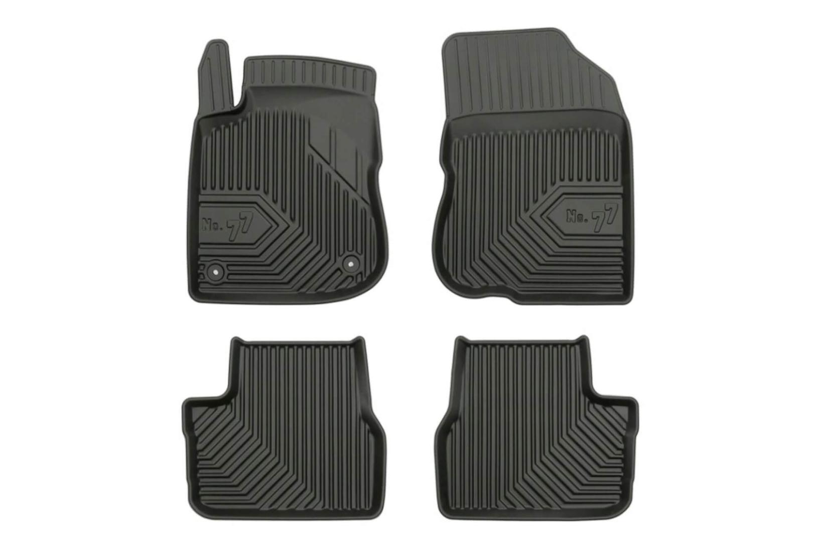 FROGUM 2.5D Гумени патосници модел 77 за Peugeot 208 2012-2019 4 дела црни