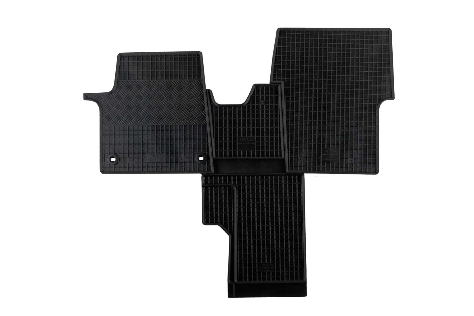 RIGUM Гумени патосници за Citroen Spacetourer Peugeot Traveller Toyota Proace Verсо, Opel Zafira Life, 2 места 4 дела