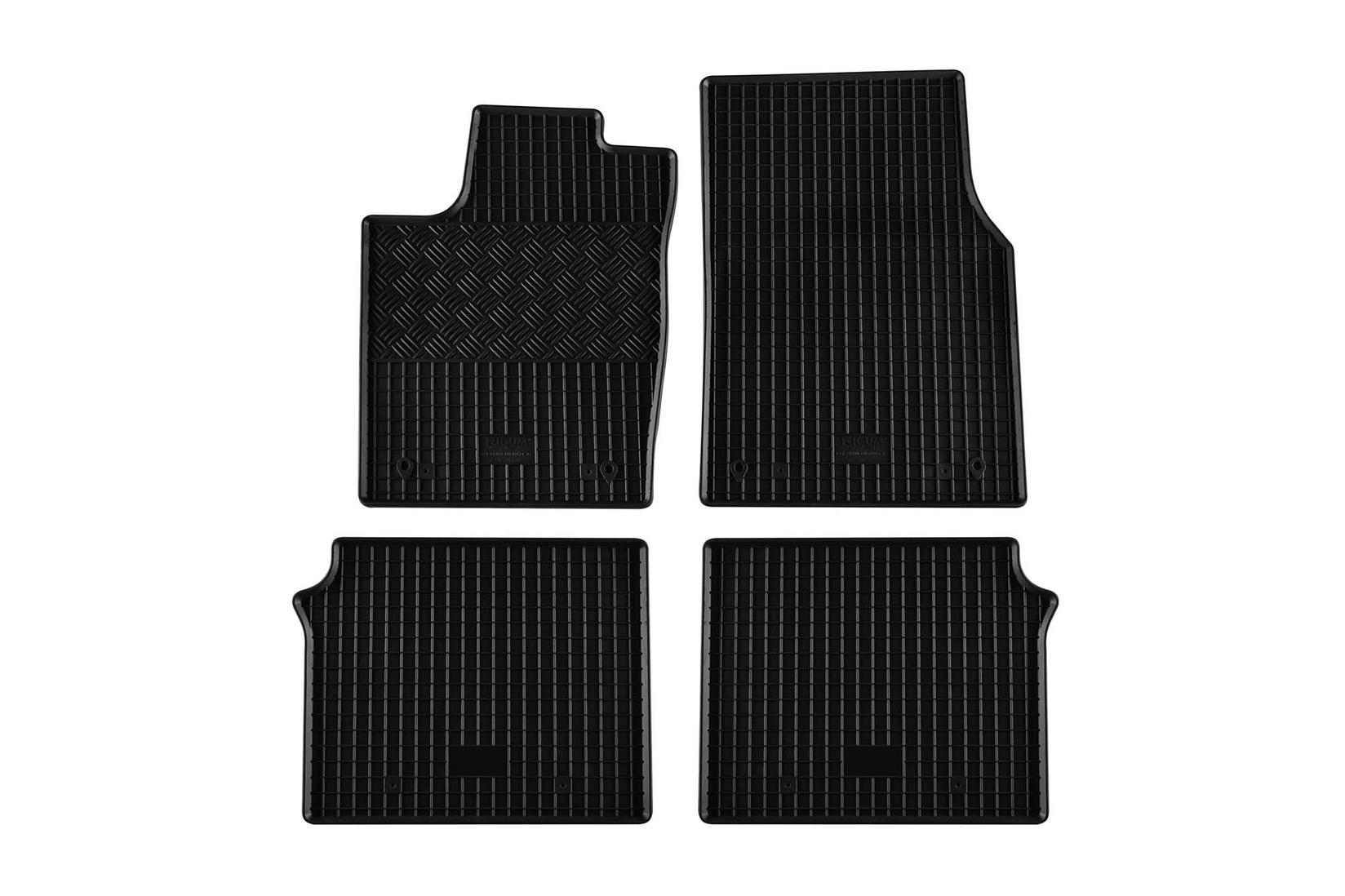 RIGUM Гумени патосници за Jeep Grand Cherokee Dodge Durango по 2011 година 4 дела црни