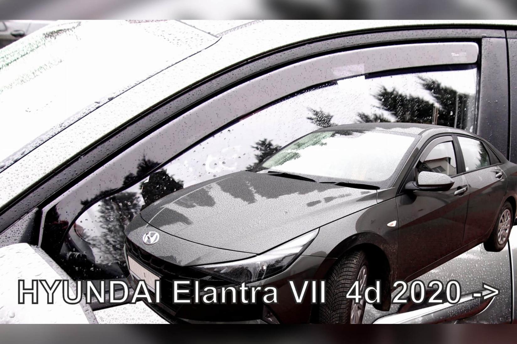 HEKO Предни ветробрани Heko за Hyundai Elantra по 2020  со 4 врати, затемнети, 2 бројки