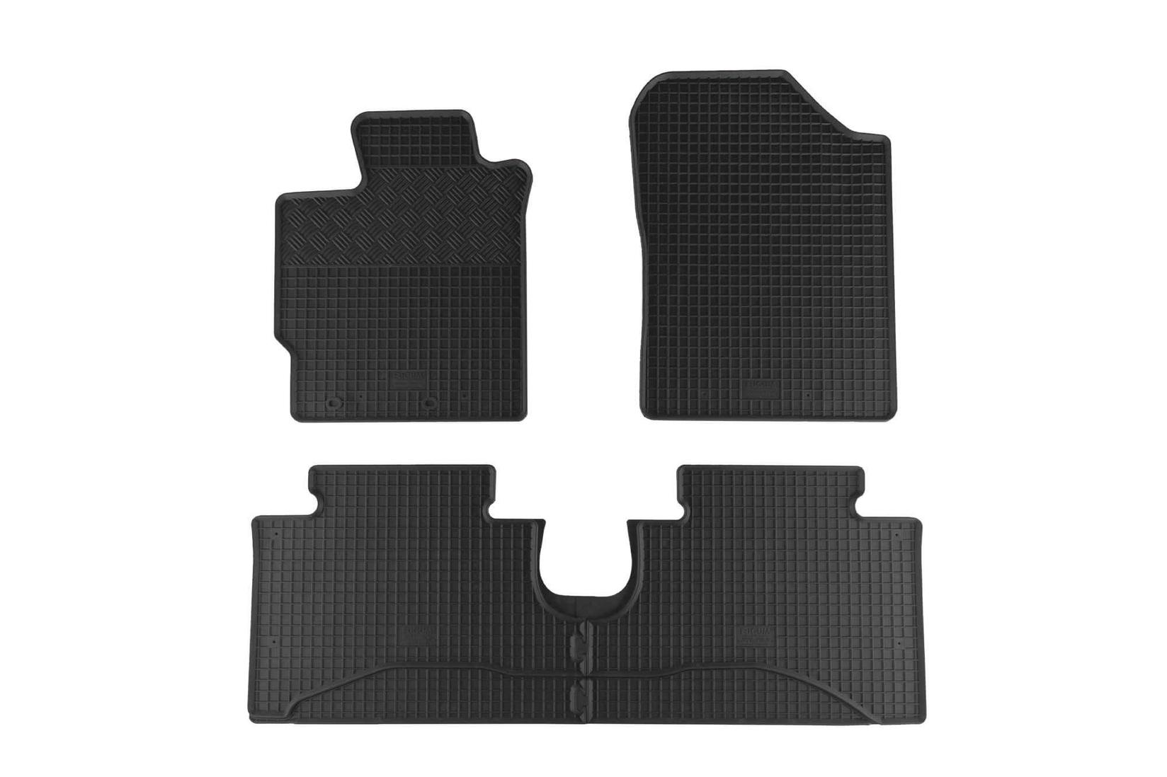 RIGUM Гумени патосници за Toyota Yaris Yaris Hybrid 2011-2019 4 дела црни