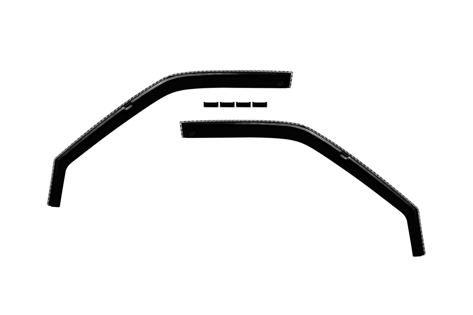 GELLYPLAST Предни ветробрани Gelly Plast за Nissan Terrano II 1993-2006 со 2 врати, црни 2 бројки