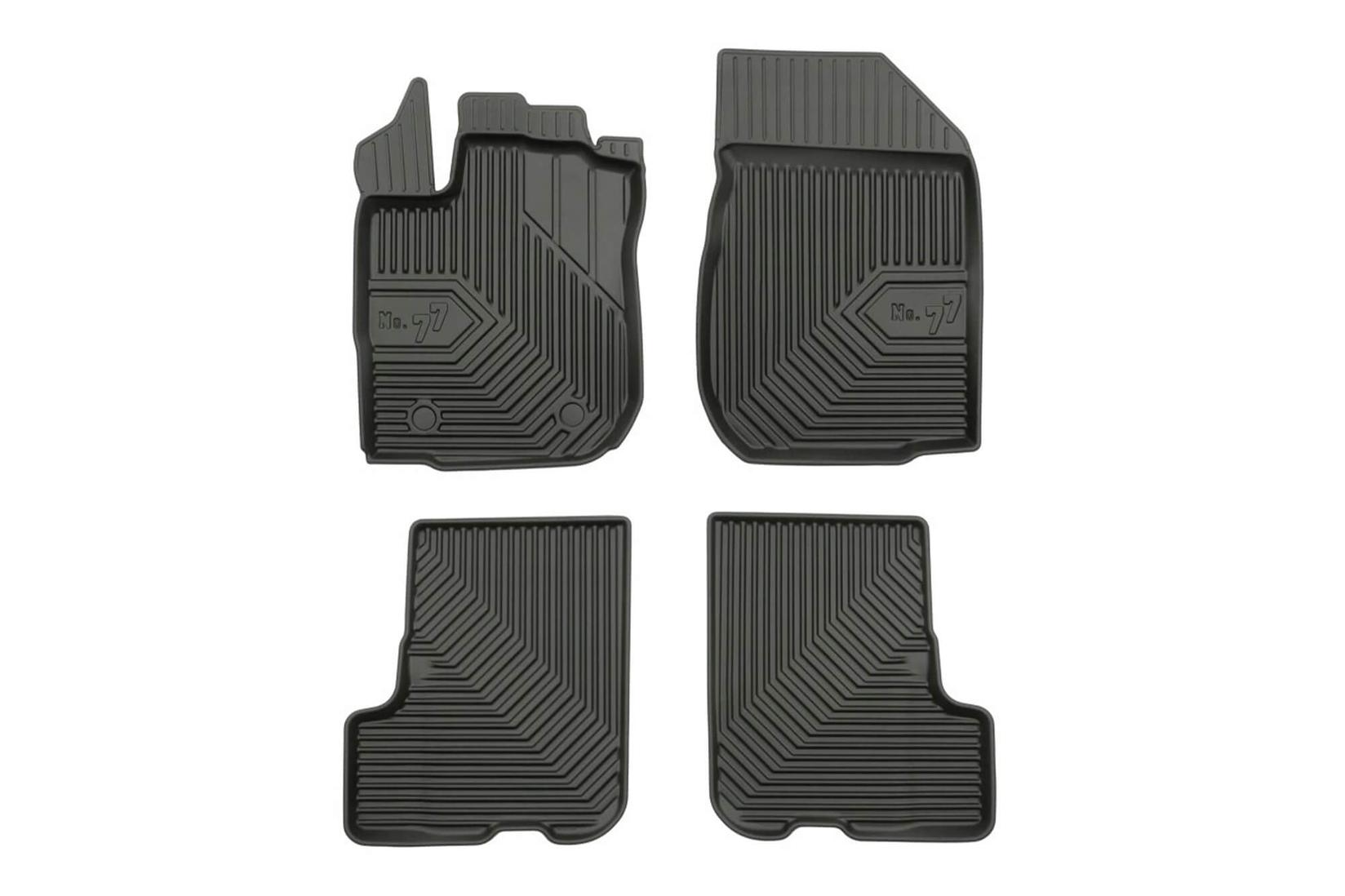 FROGUM 2.5D Гумени патосници модел 77 за Dacia Sandero 2012-2020 4 дела црни