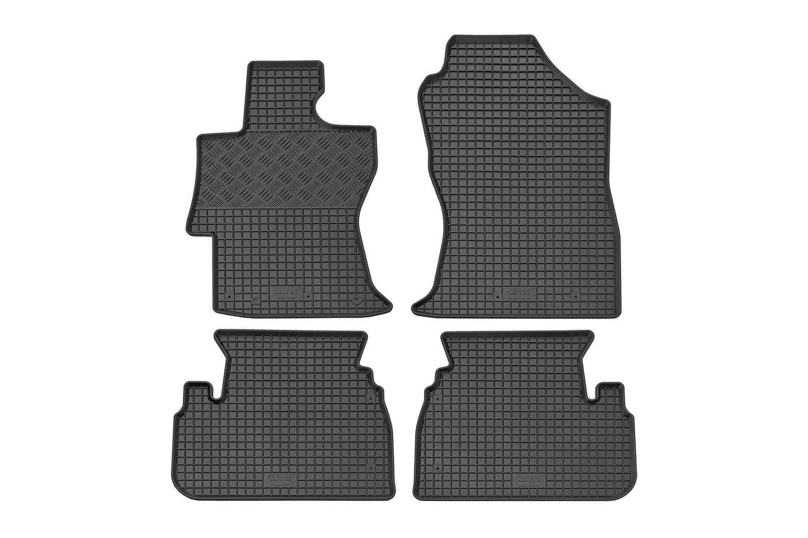 RIGUM Гумени патосници за Subaru Impreza XV по 2018 година Impreza E-Boxer XV E-Boxer по 2020 година 4 дела црни