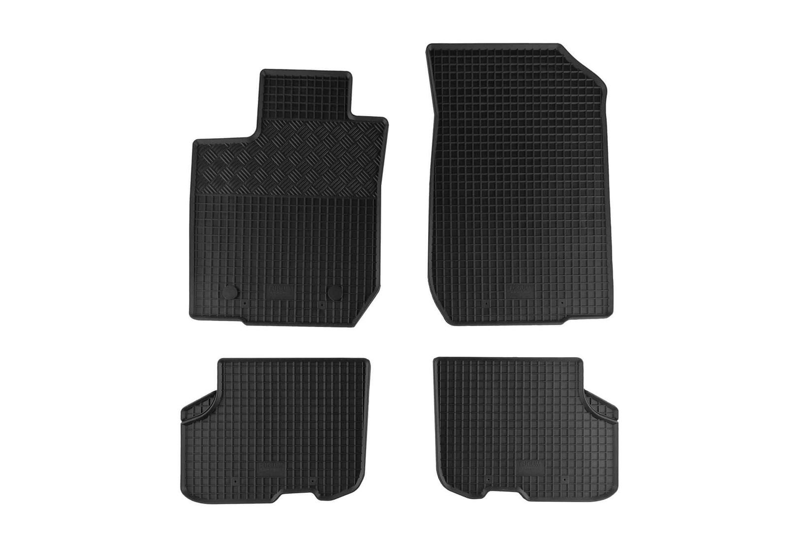 RIGUM Гумени патосници за Dacia Logan Sandero 2013-2020 4 дела црни