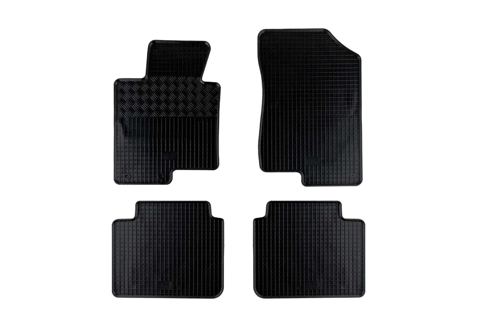 RIGUM Гумени патосници за Hyundai Sonata по 2011 година 4 дела црни