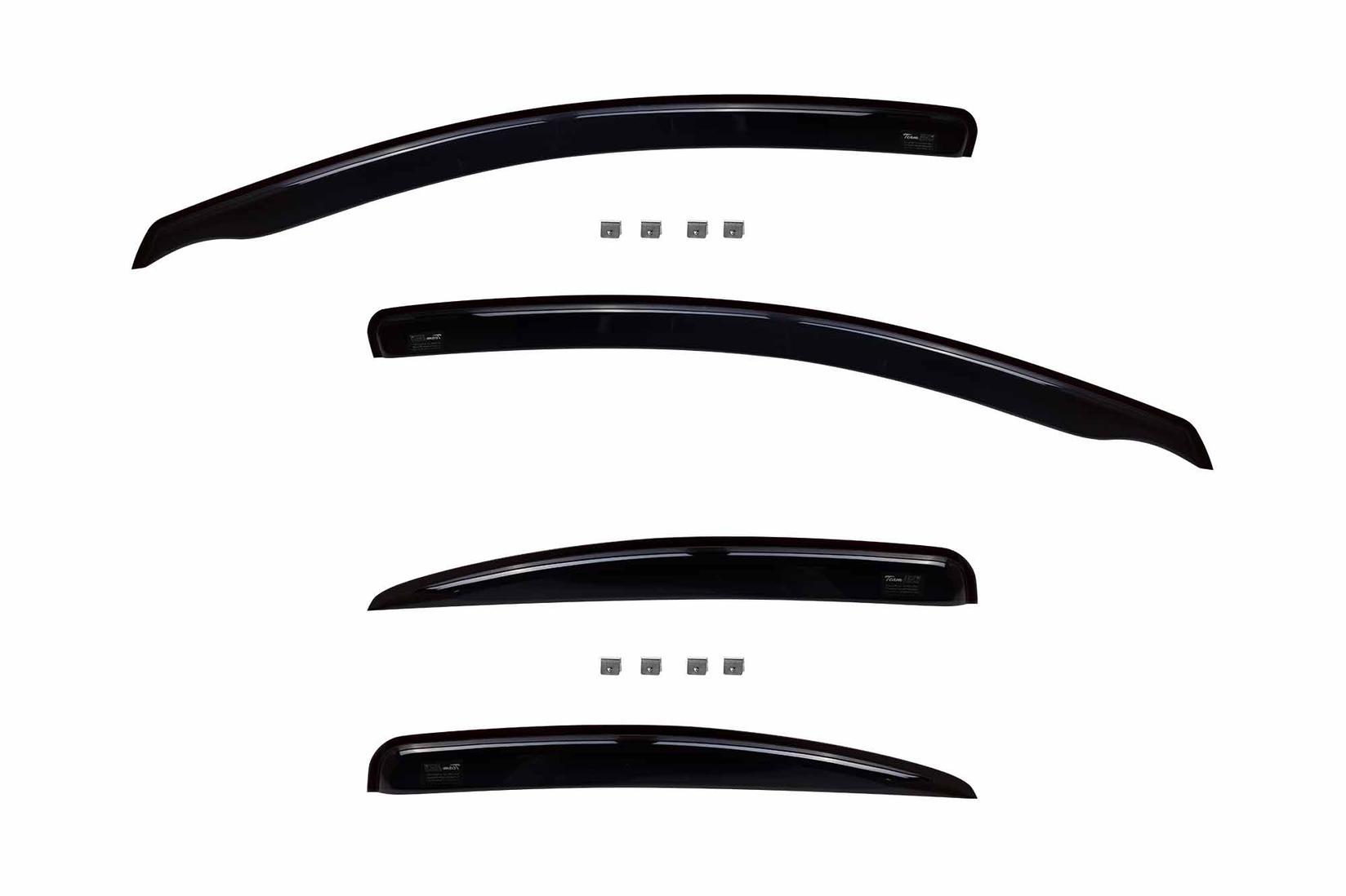 HEKO Комплет ветробрани Heko за Mitsubishi Lancer 4/5 врати после 2007  (OR) 4 бр.