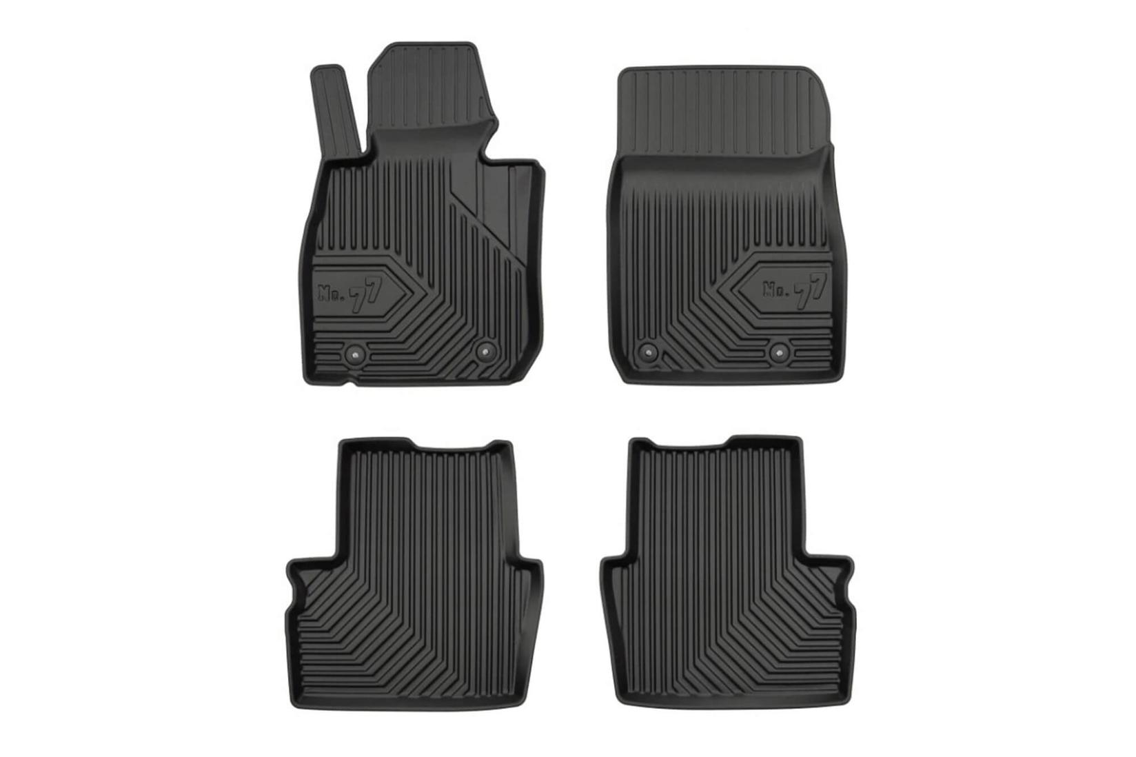 FROGUM 2.5D Гумени патосници модел 77 за Mazda CX-3 по 2015 година 4 дела црни