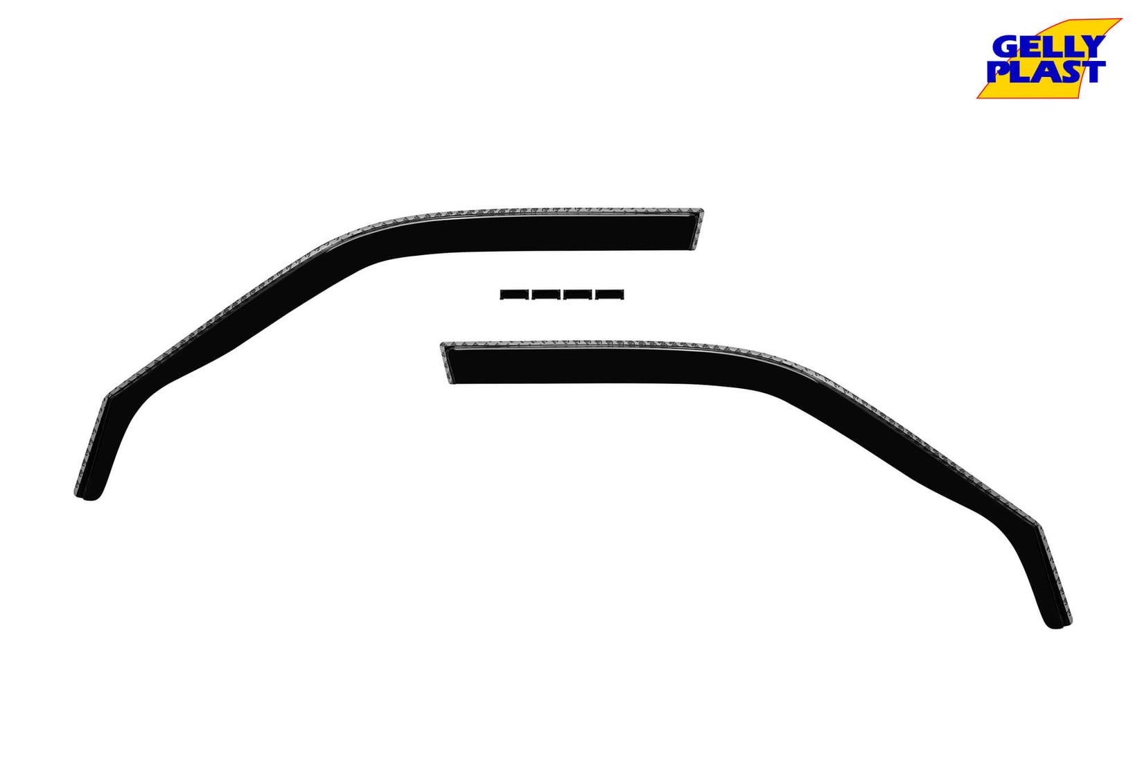 GELLYPLAST Предни ветробрани Gelly Plast за VW Passat 1988-1996 со 4 врати, црни 2 бројки