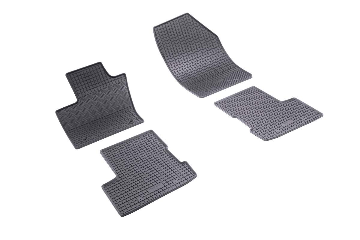 RIGUM Гумени патосници за Fiat 500X по 2015 година 4 дела црни