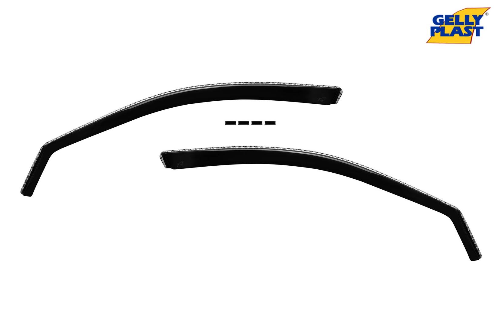 GELLYPLAST Предни ветробрани Gelly Plast за Mercedes E класа W212 2009-2016 со 4/5 врати, црни 2 бројки