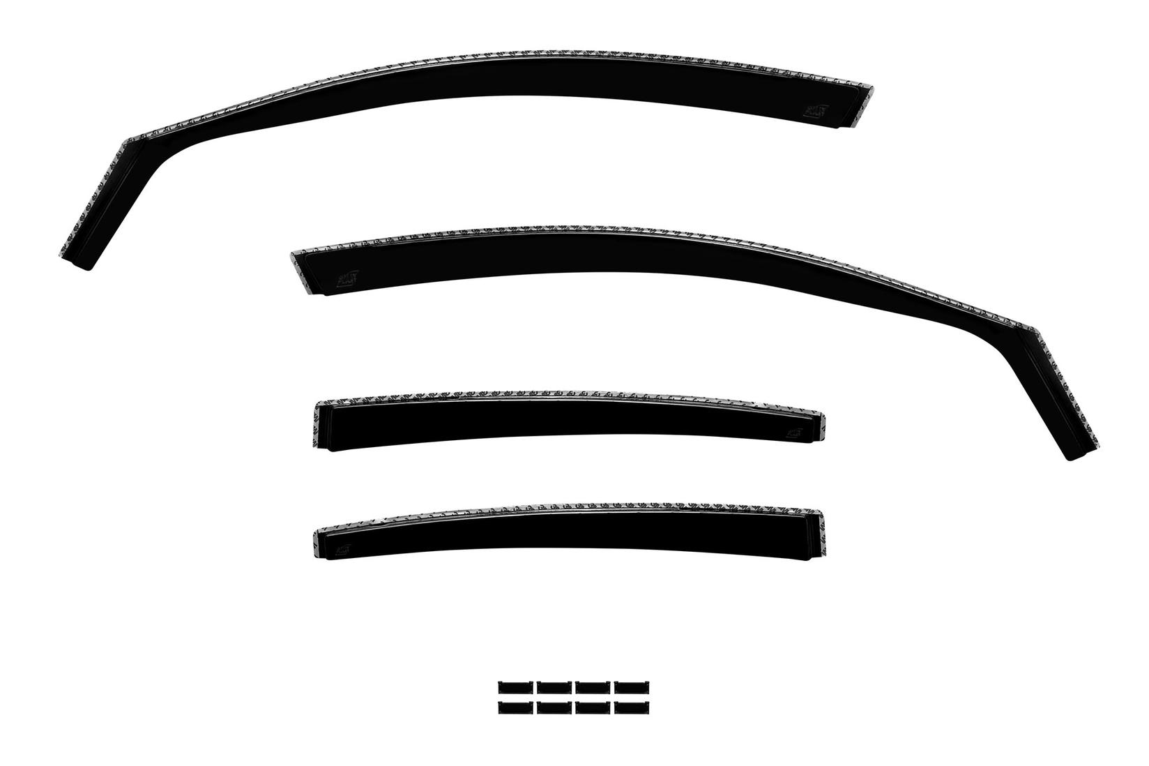 GELLYPLAST Комплет ветробрани Gelly Plast за Fiat Tipo хечбек, седан по 2015 , црни 4 бројки