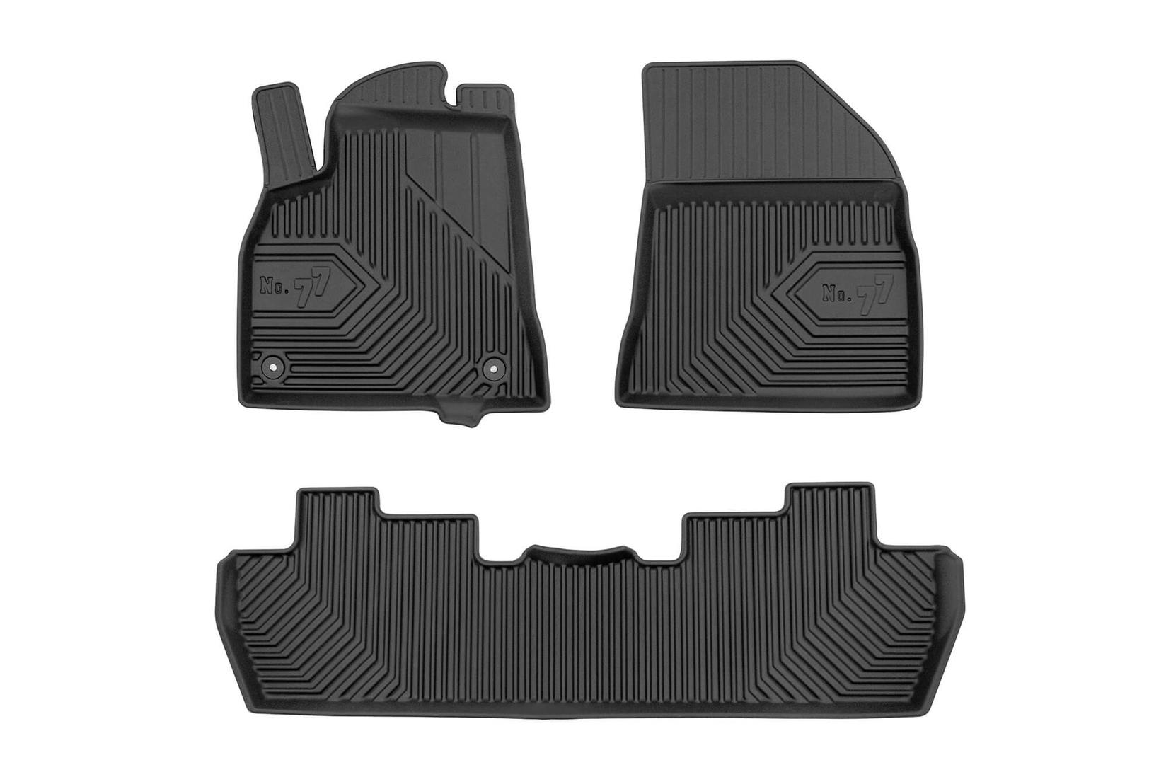 FROGUM 2.5D Гумени патосници модел 77 за Peugeot 5008 2009-2017 3 дела црни