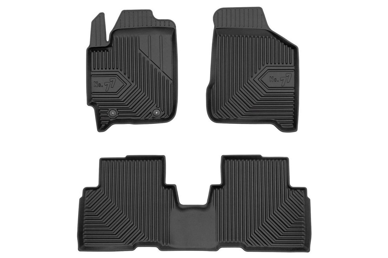 FROGUM 2.5D Гумени патосници модел 77 за KIA Carens 1999-2002 4 дела црни