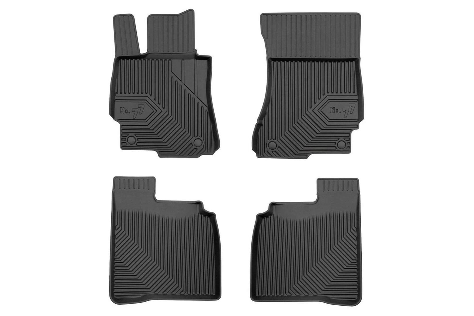 FROGUM 2.5D Гумени патосници модел 77 за Mercedes S класа W221 долга верзија 2005-2013 4 дела црни