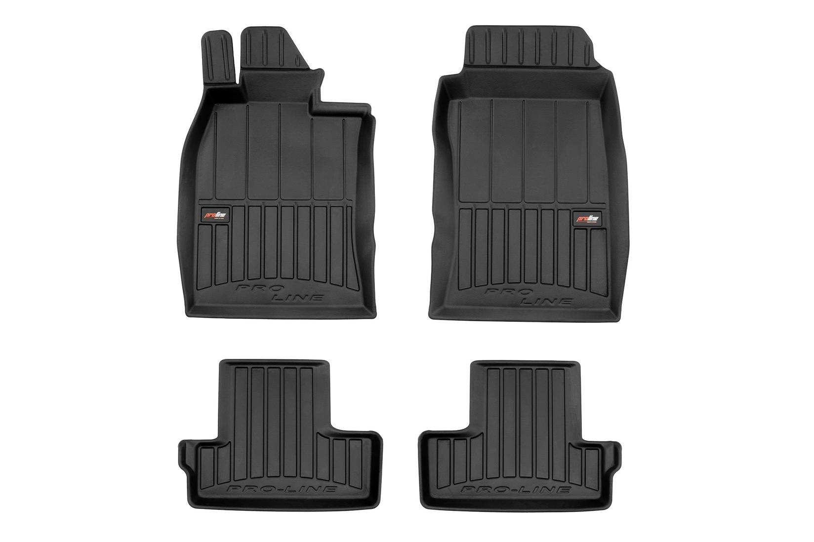 FROGUM 3D Гумени патосници за Mini One хечбек R50 2001-2006 4 дела црни