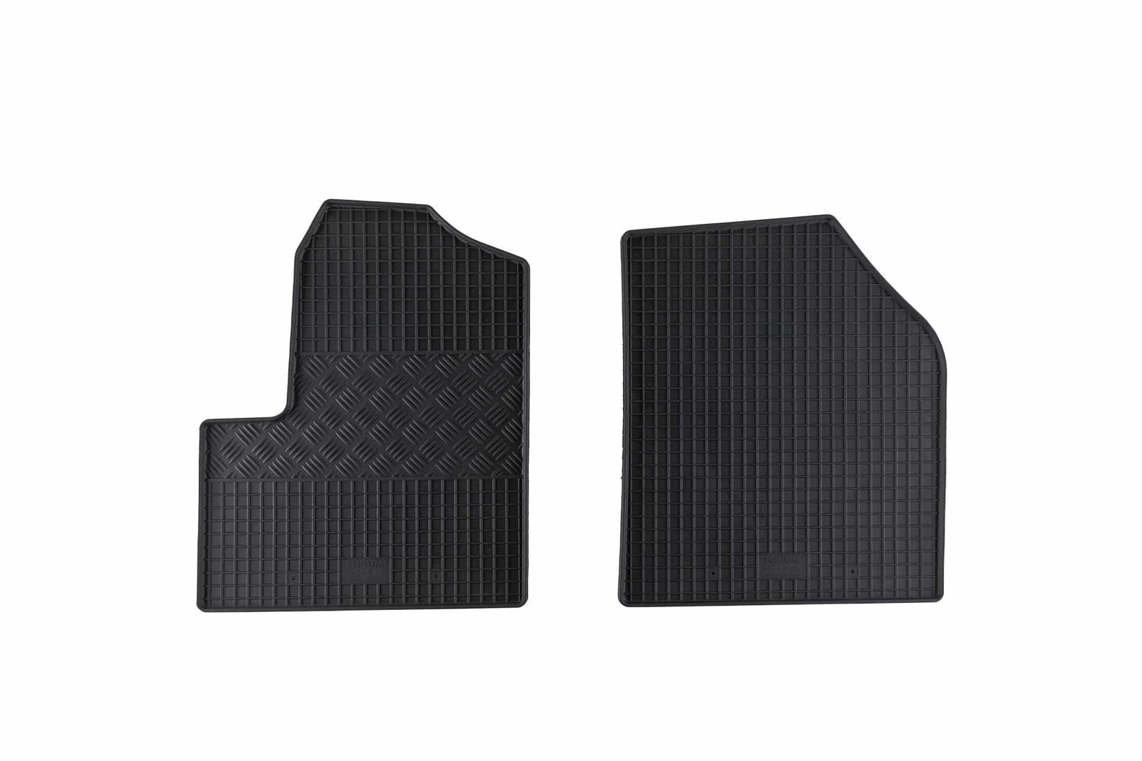 RIGUM Гумени патосници за Ford Tourneo Transit Connect по 2003 година 2 места 2 дела црни