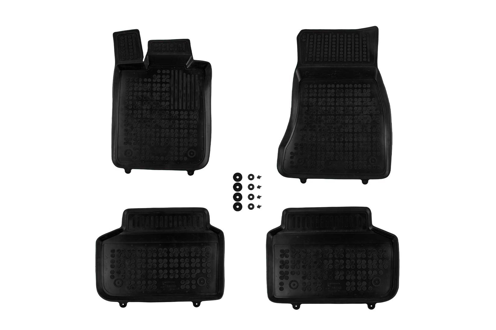 REZAW-PLAST Гумени патосници за BMW серија 7 G11 кратка верзија 2015-2022 4 дела црни