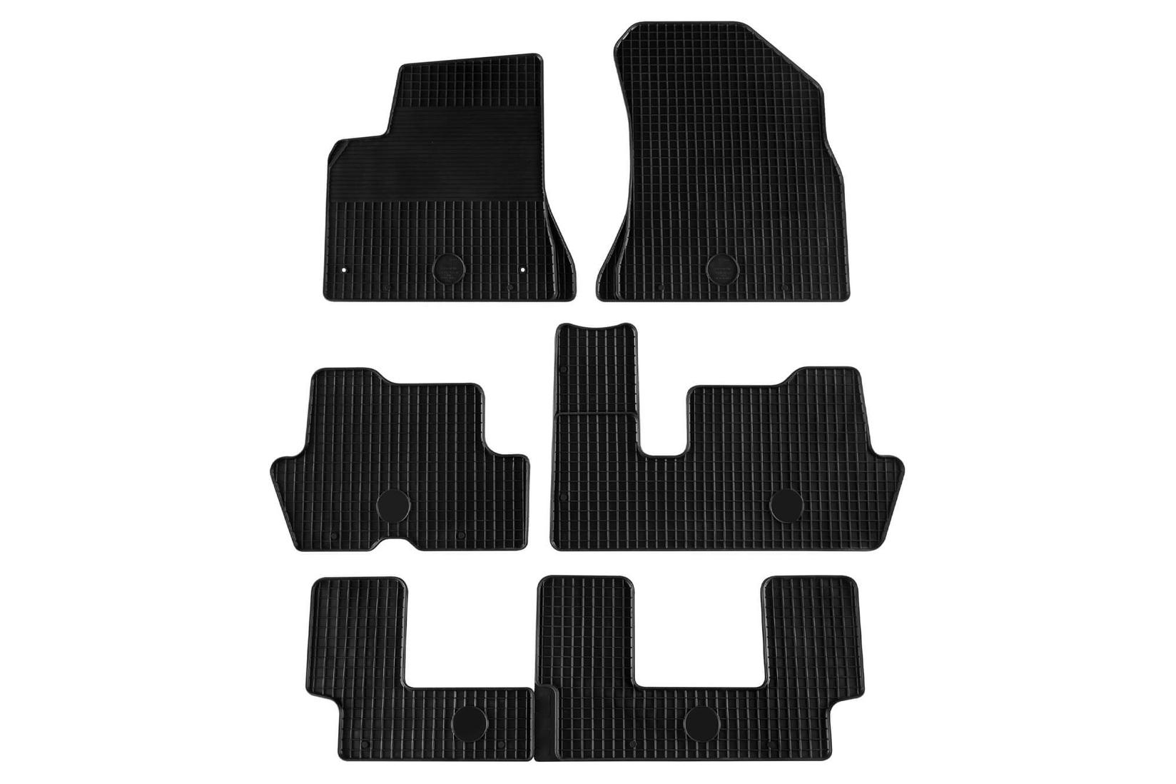 GUMARNY ZUBRI Гумени патосници за Citroen C4 Picasсо C4 Grand Picasсо 2007-2013 6 дела црни