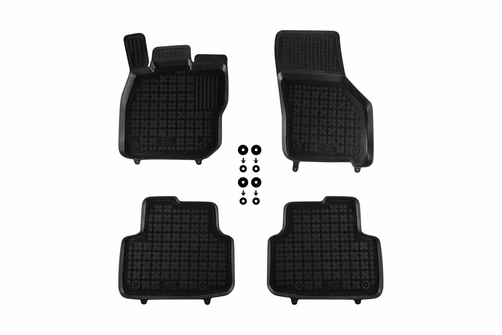 REZAW-PLAST Гумени патосници за Volkswagen Golf VIII по 2019 година 4 дела црни без Hybrid верзија