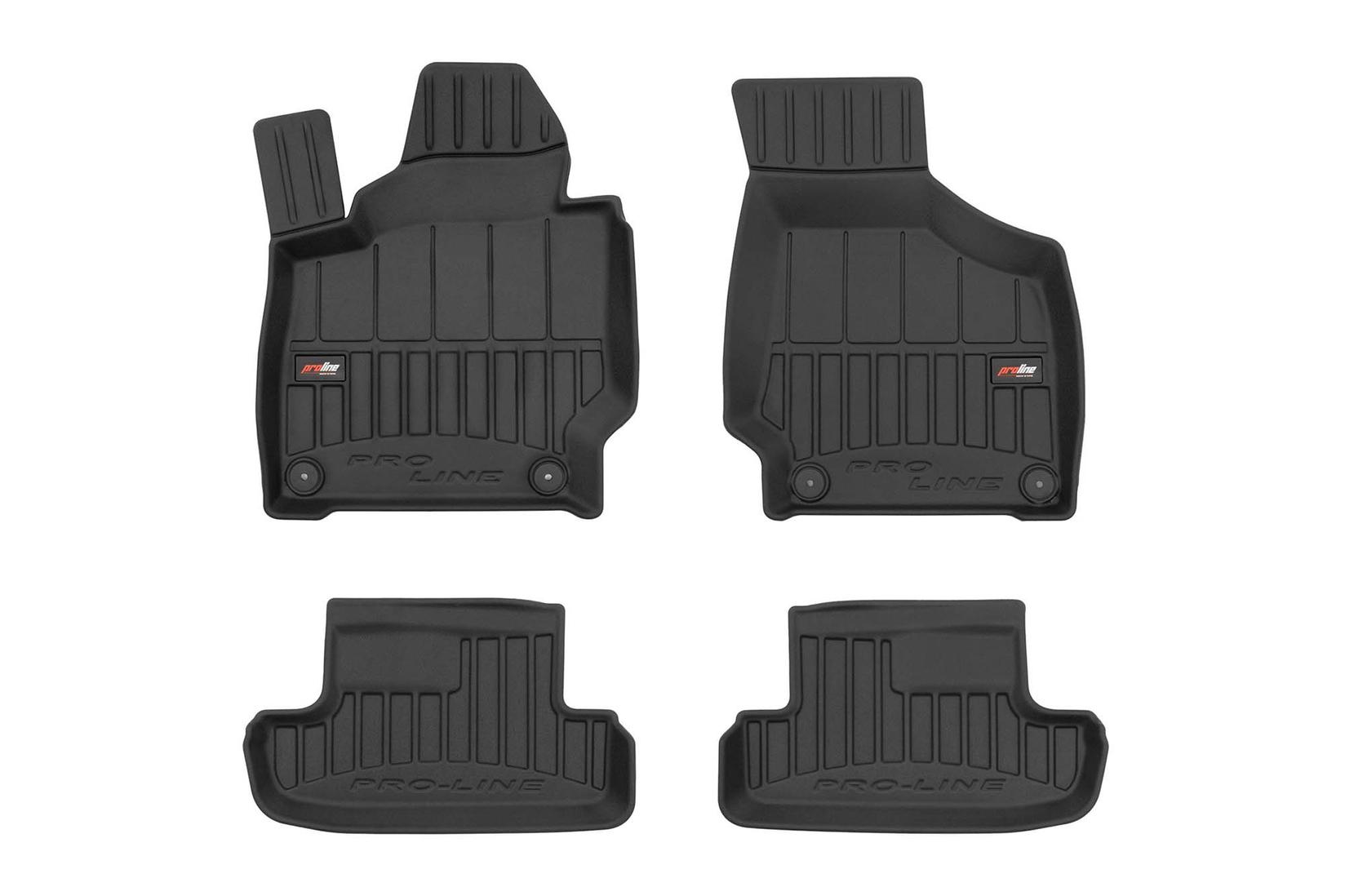 FROGUM 3D Гумени патосници за Audi TT 2006-2014 4 дела црни