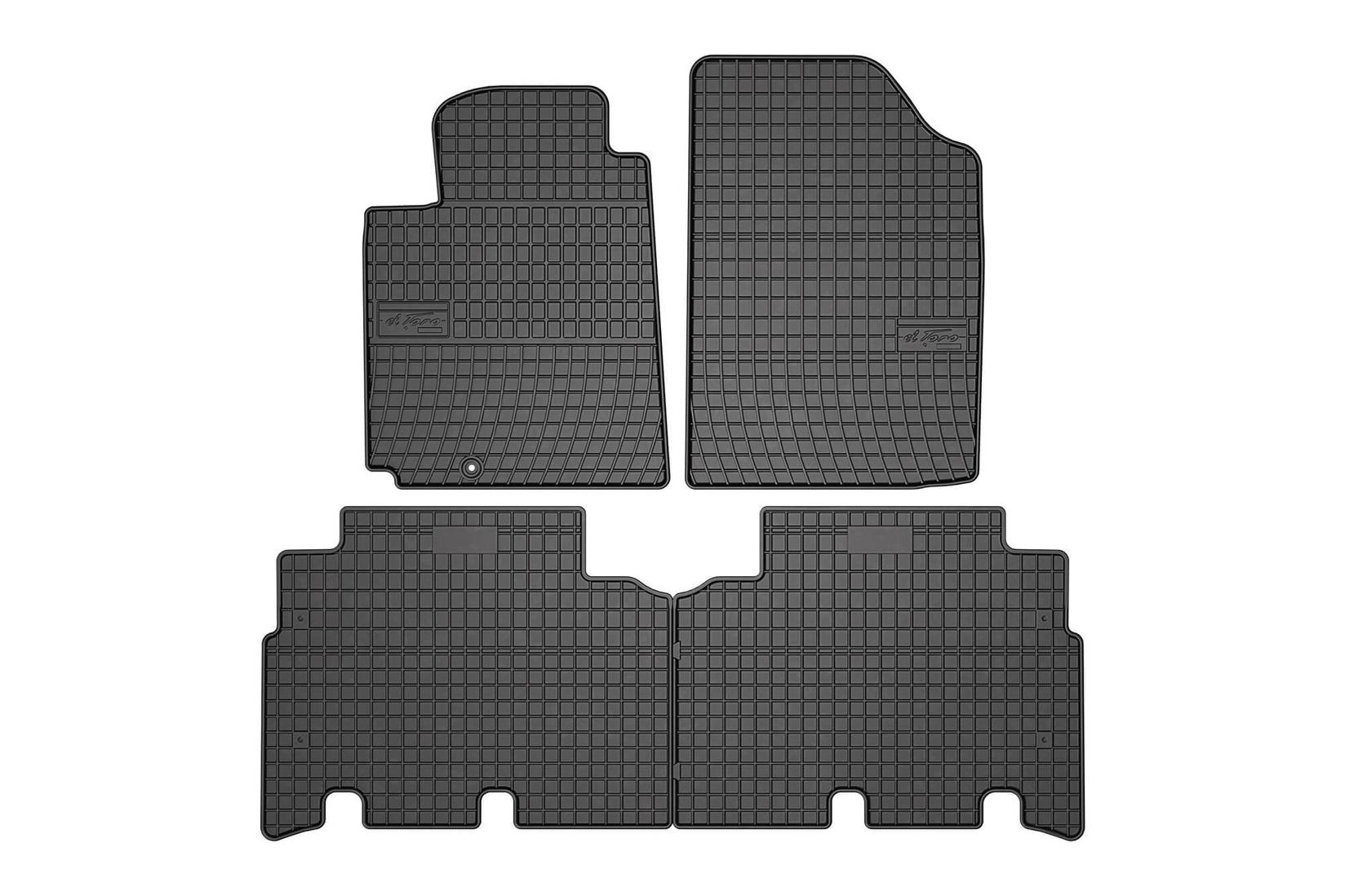 FROGUM Гумени патосници за Toyota Yaris Verсо 1999-2005 4 дела црни