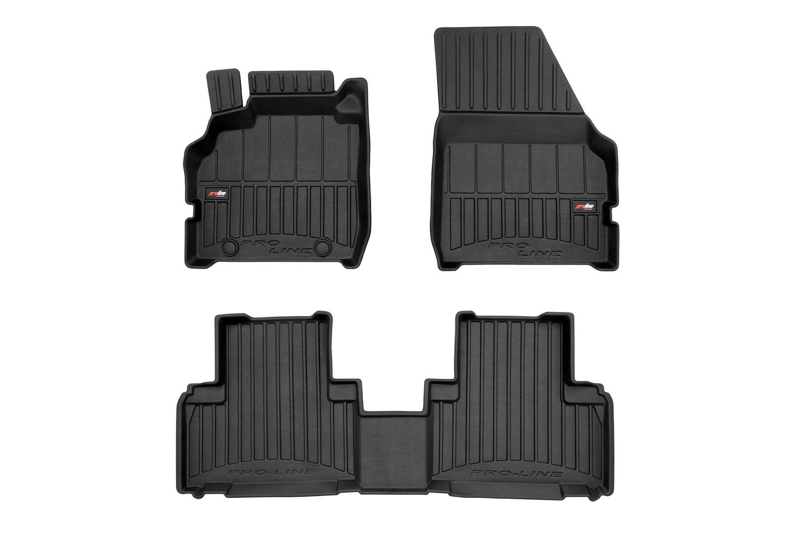 FROGUM 3D Гумени патосници за Renault Scenic 2003-2009 3 дела црни