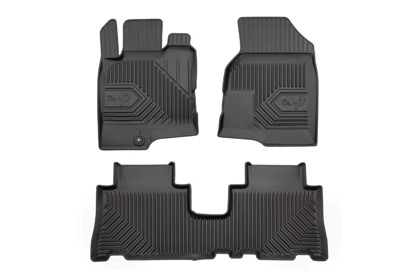 FROGUM 2.5D Гумени патосници модел 77 за Chevrolet Captiva 2006-2015 3 дела црни