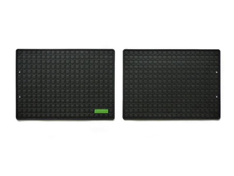 GUMARNY ZUBRI Универзални Гумени патосници серија FIT BACK RubberGAMAfit од 2 дела 49 х 36см задни црни