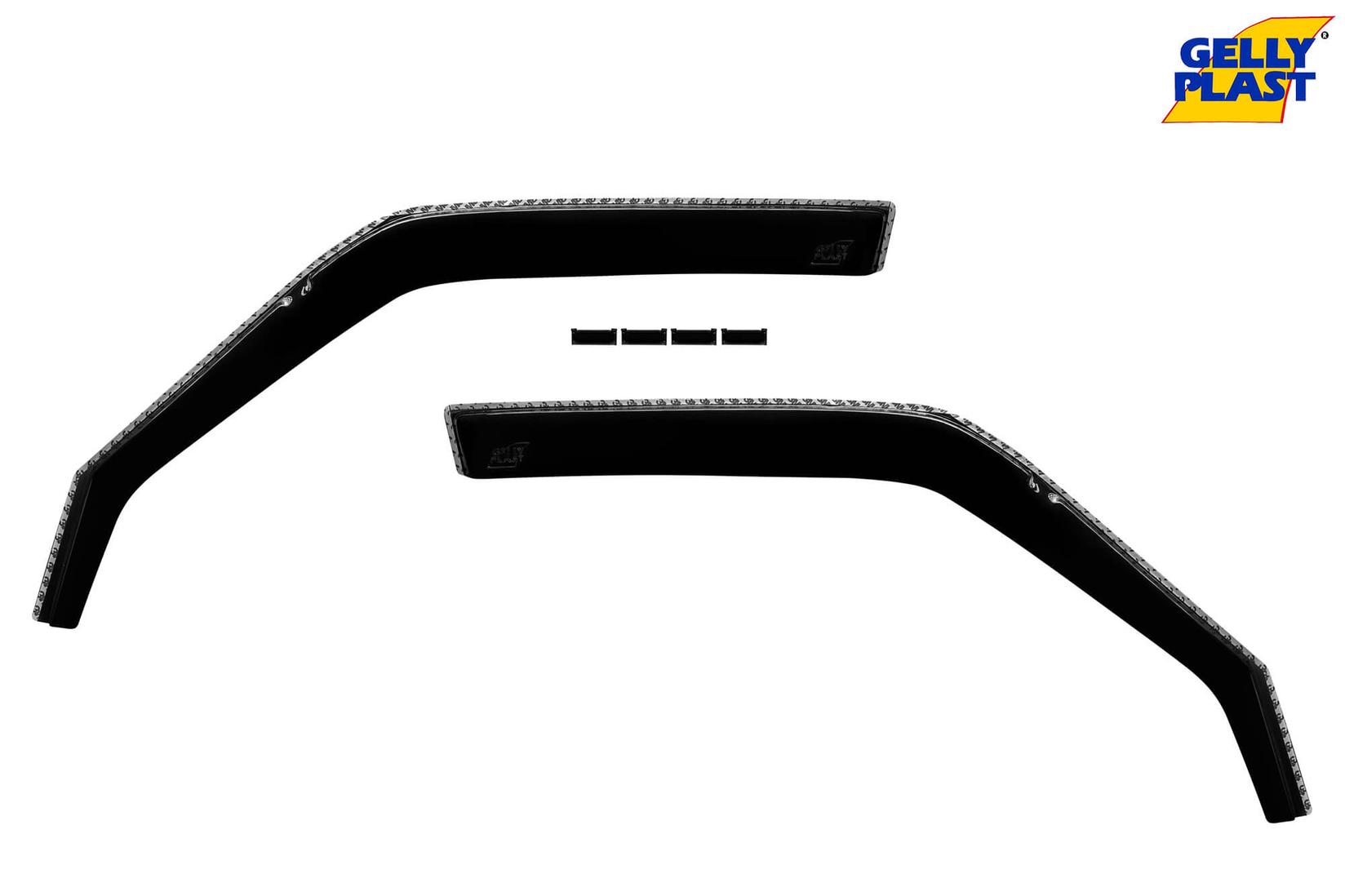 GELLYPLAST Предни ветробрани Gelly Plast за Toyota Land Cruiser J100 1998-2007 со 4 врати, црни 2 бројки