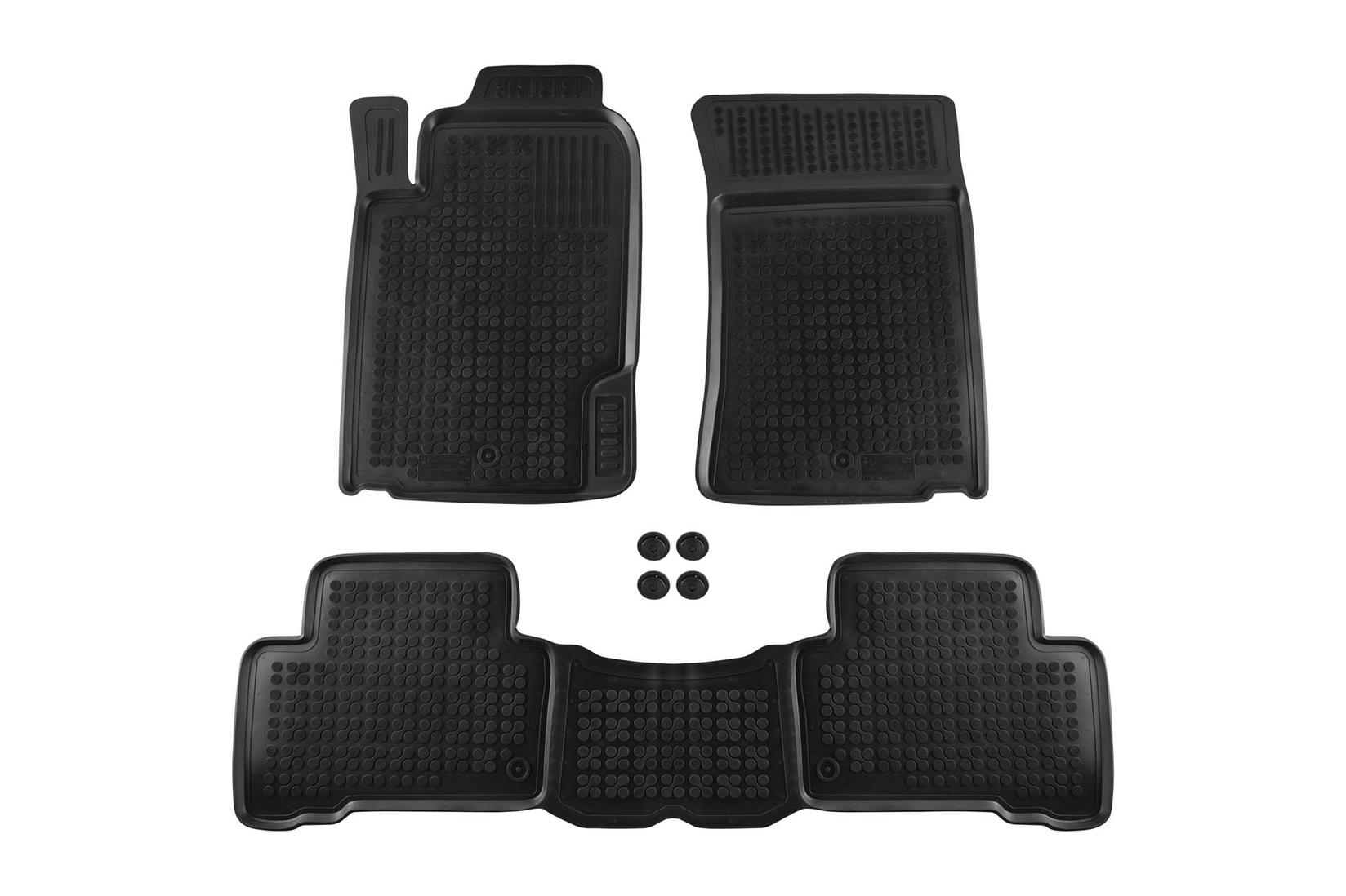 REZAW-PLAST Гумени патосници за Ssangyong Rexton W 2012-2017 4 дела црни