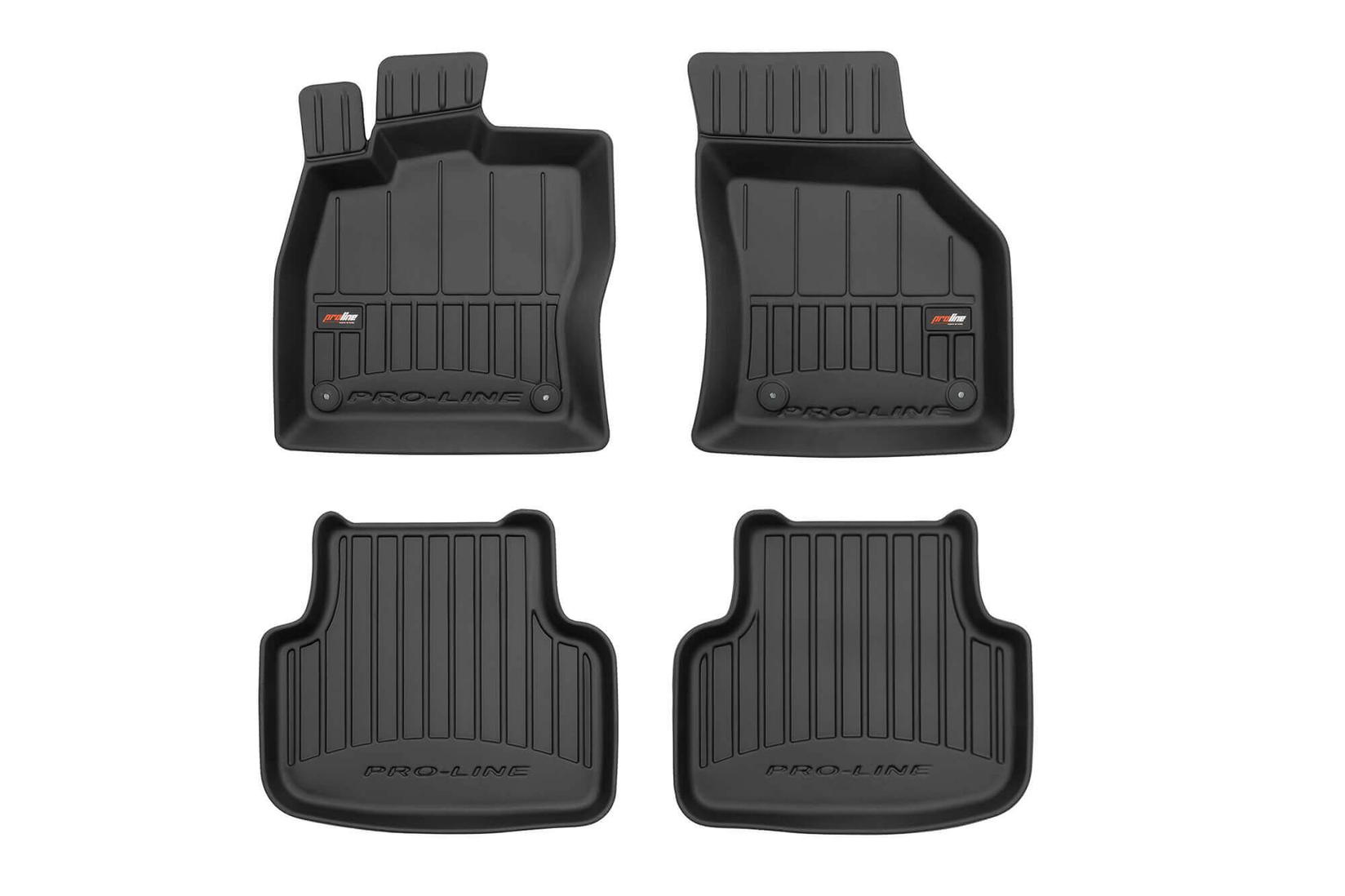 FROGUM 3D Гумени патосници за Skoda Octavia 2013-2019 Octavia по 2019 година 4 дела црни