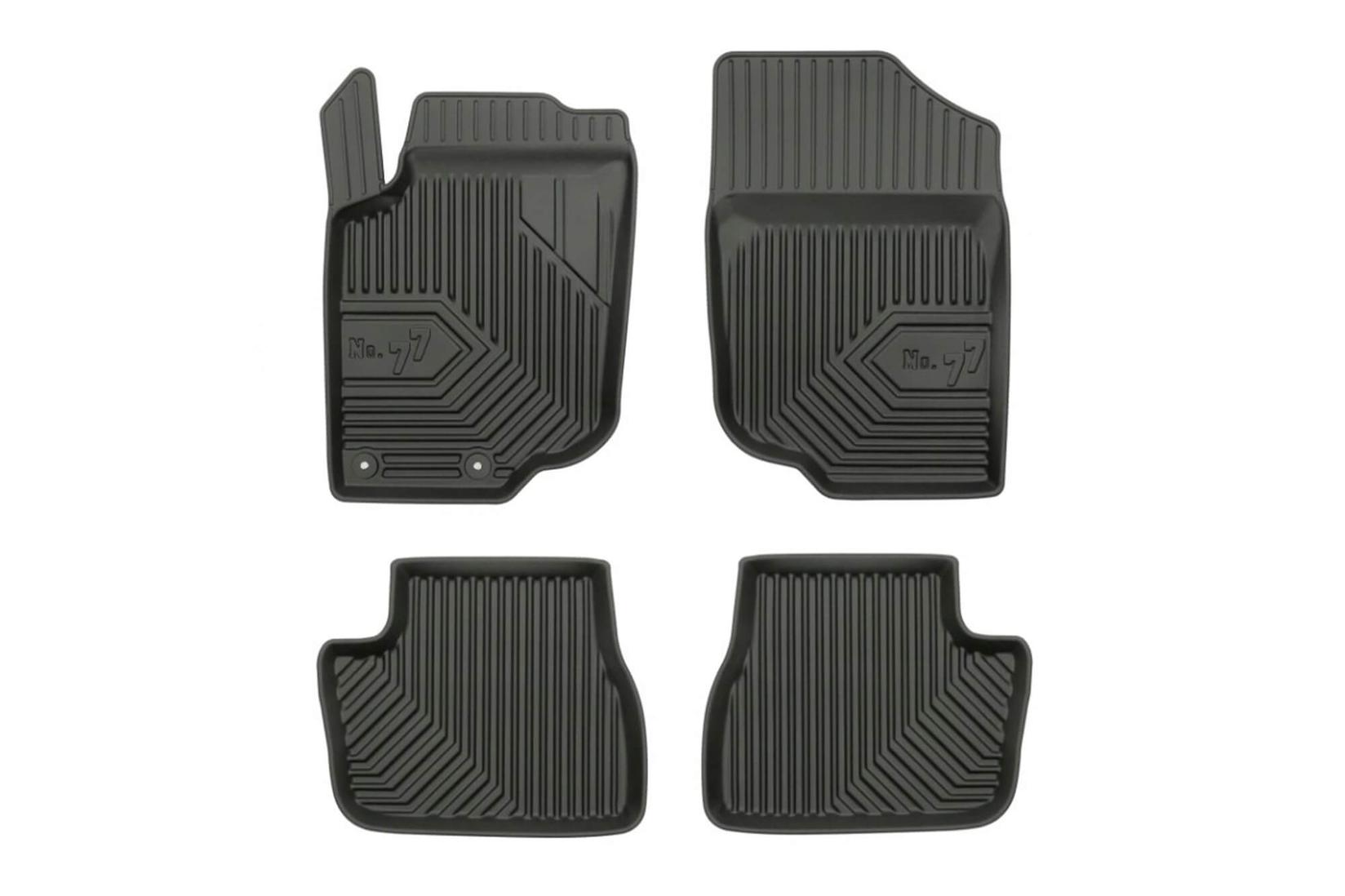 FROGUM 2.5D Гумени патосници модел 77 за Peugeot 207 2006-2012 4 дела црни