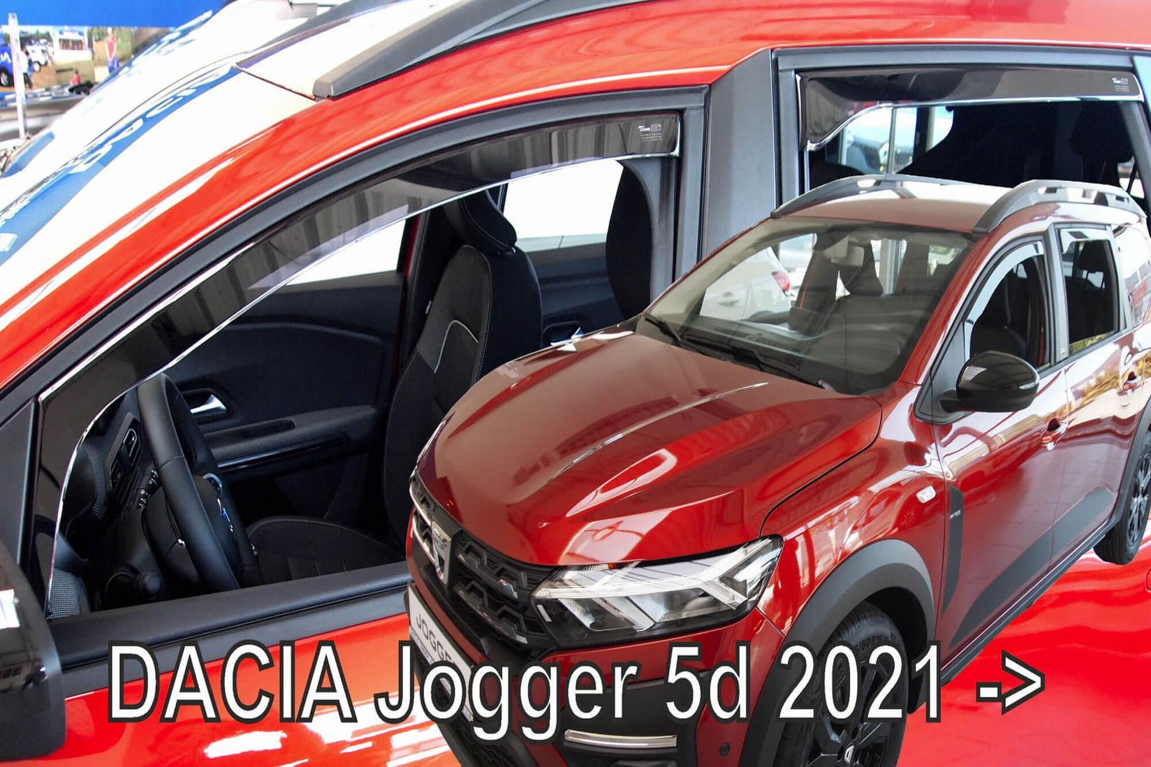 HEKO Комплет ветробрани за Dacia Jogger по 2021 година, затемнети, 4 бројки