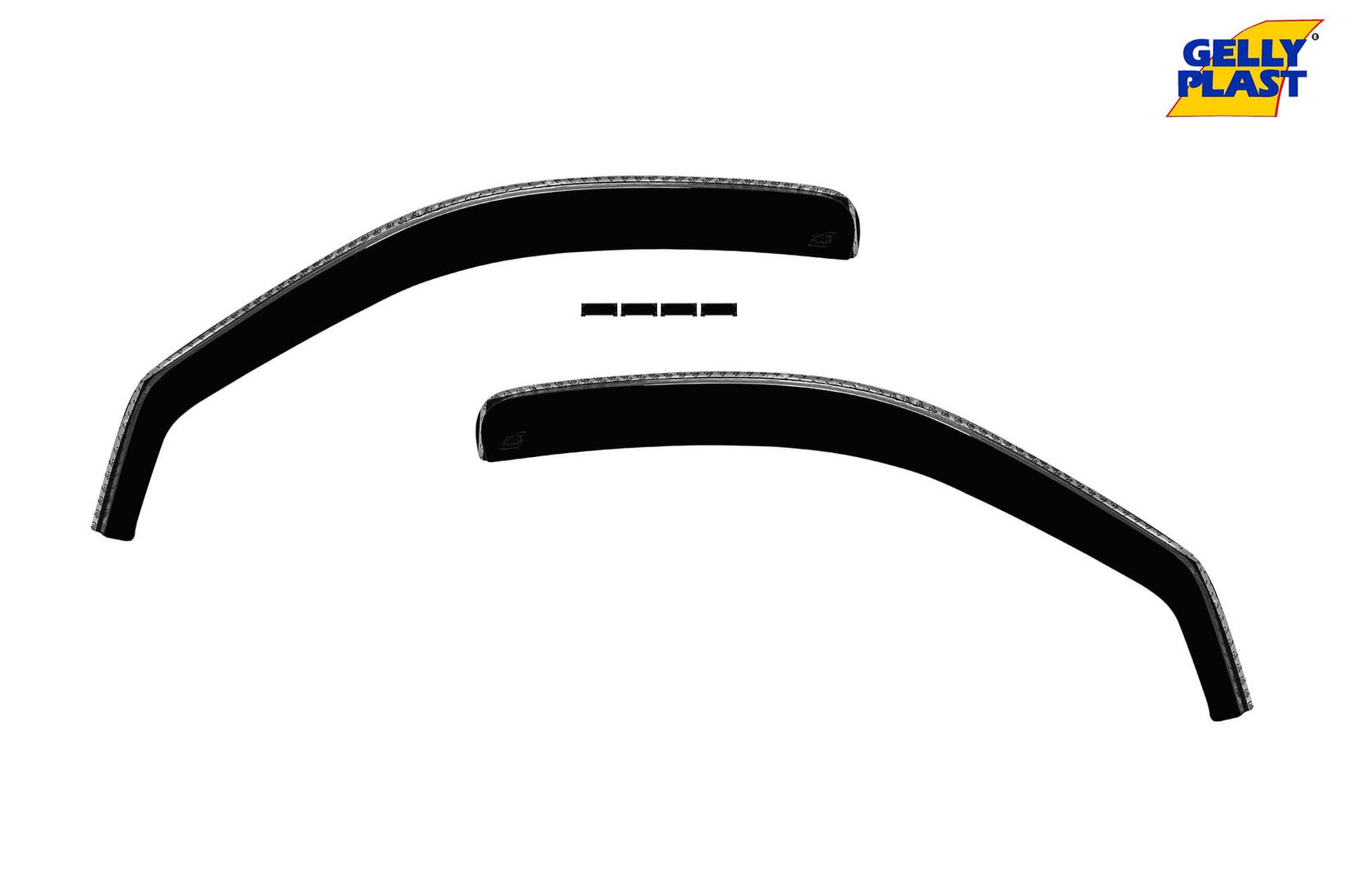 GELLYPLAST Предни ветробрани Gelly Plast за Renault Clio 1998-2005 со 4 врати, црни 2 бројки