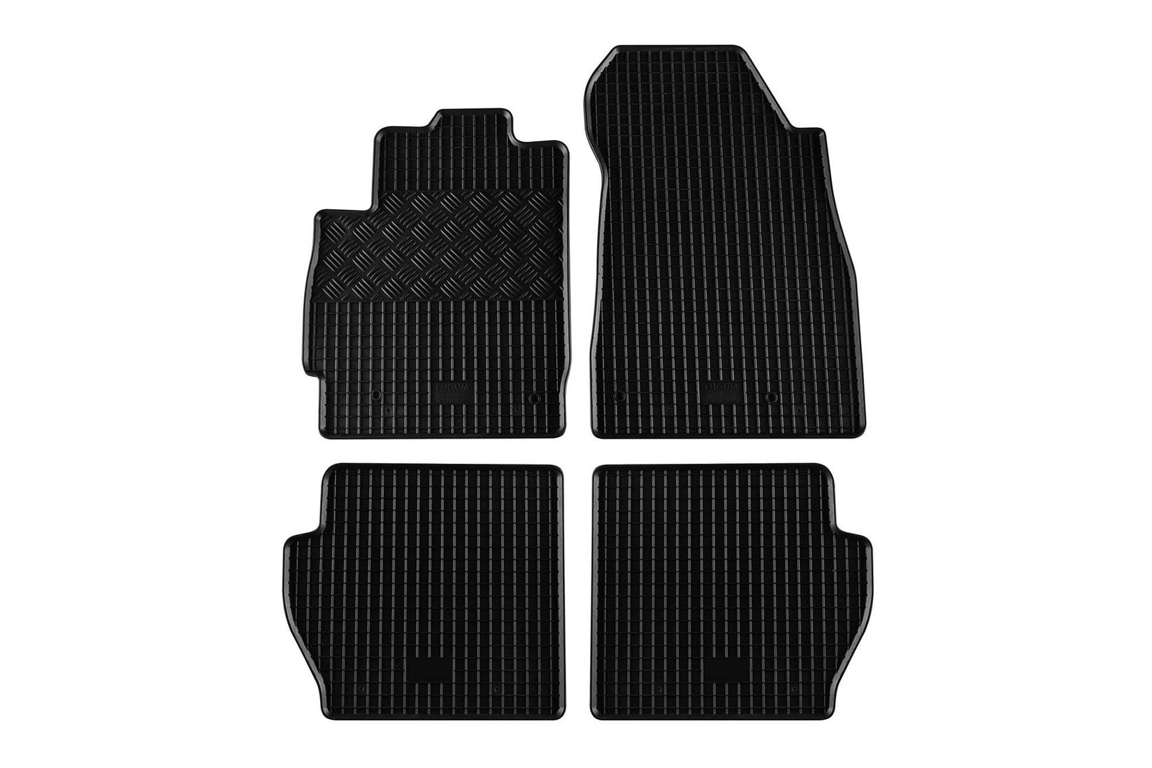RIGUM Гумени патосници за Mazda 2 2007-2014 4 дела црни