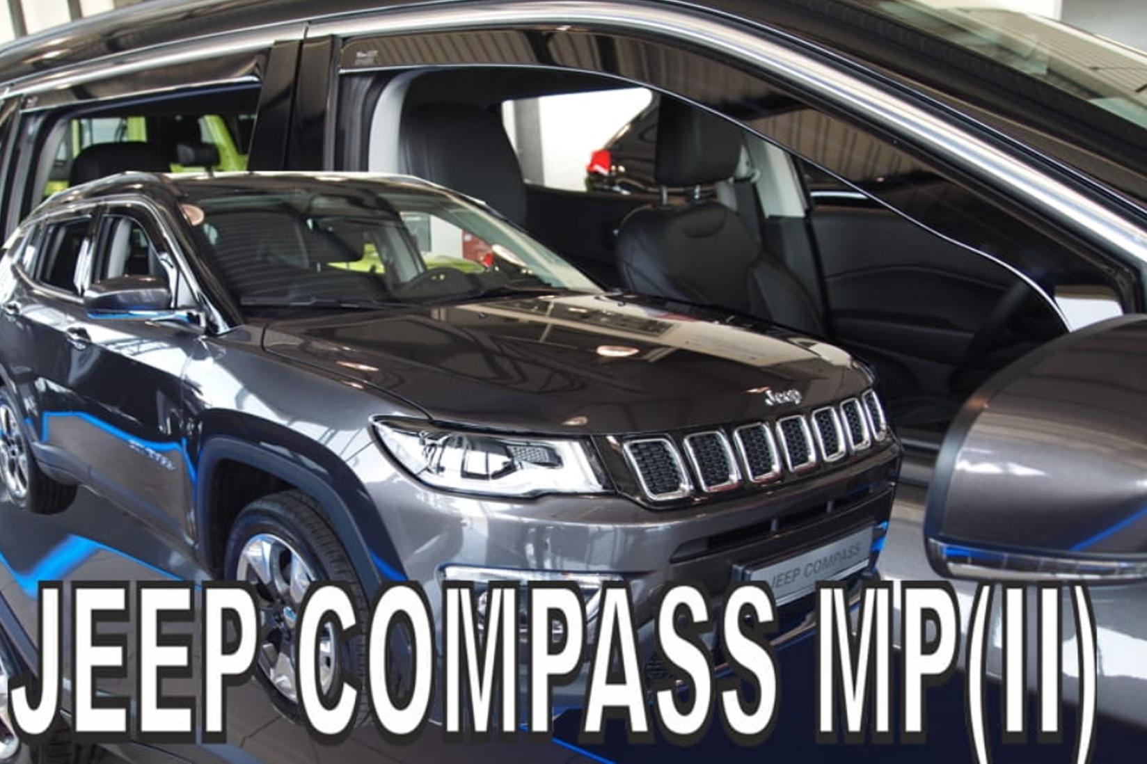 HEKO Комплет ветробрани Heko за Jeep Compass MP 5 врати после 2017 , 4 бр.