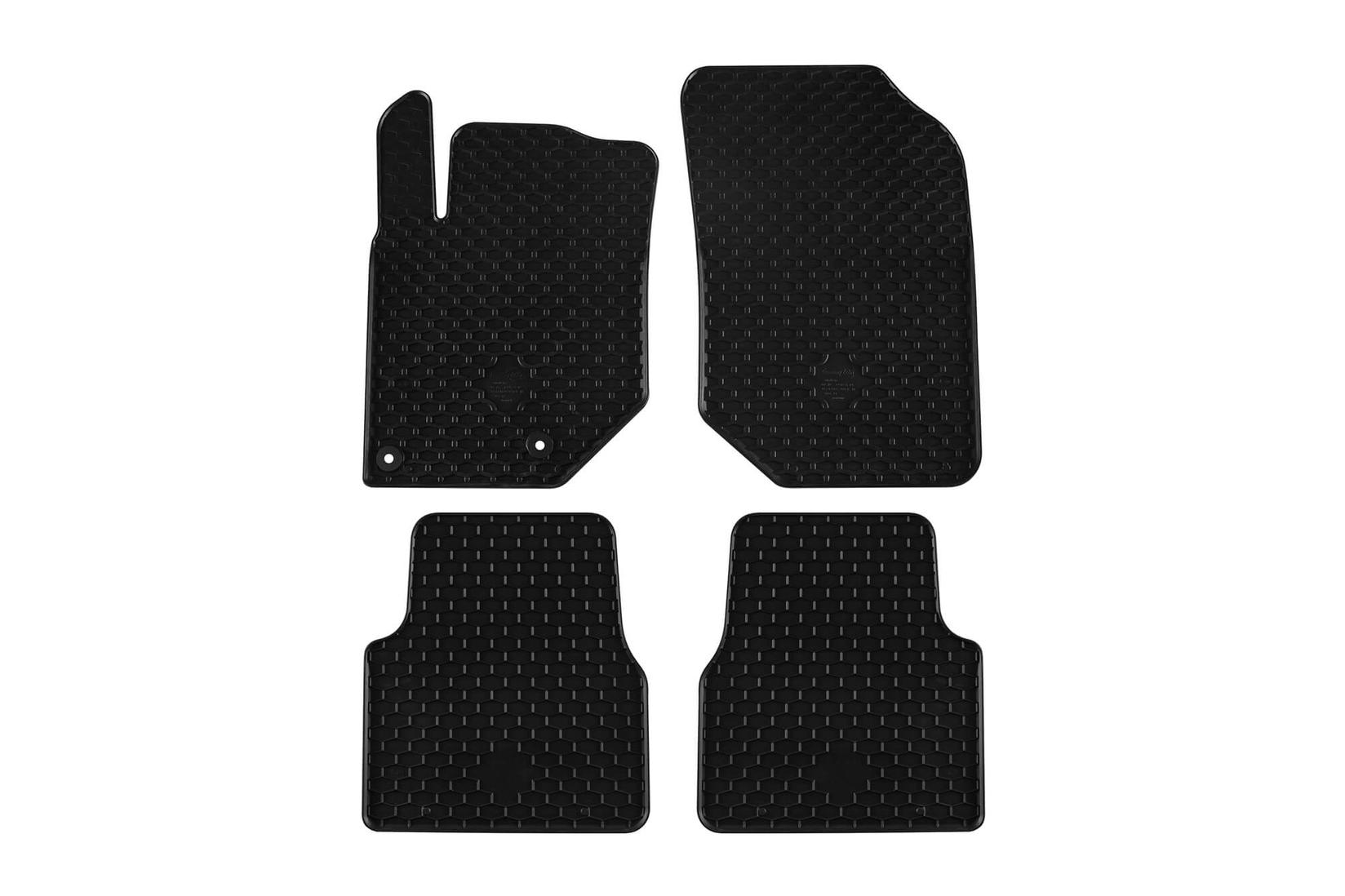GUMARNY ZUBRI Гумени патосници за Citroen C4 по 2021 година 4 дела црни